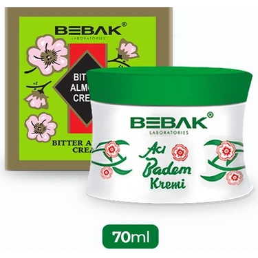 Bebak Acıbadem Kremi 70 Ml Büyük Boy