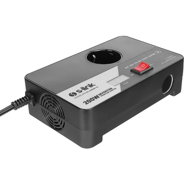 S-Link SL-200W-12 200W DC12V-AC230 Çakmaktan Power